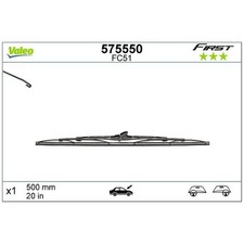 Scheibenwischer hinten für Peugeot 306 7B 309 2 3C | 24023865