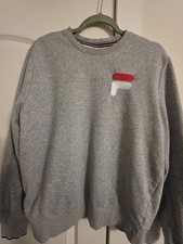 Fila Mens Medium Sweatshirt Gray