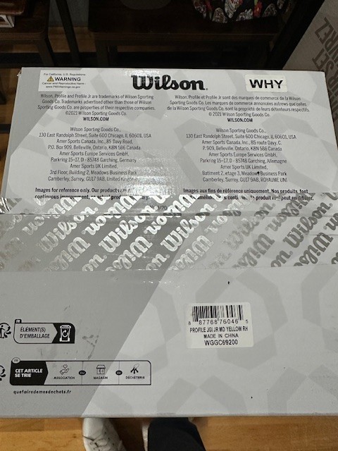 Wilson Profile Jgi Junior Right Hand Carry Complete Golf Set - S / Red - Yellow