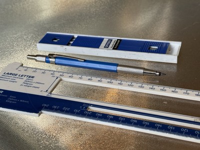 Offidea 2mm Minenhalter Set - Profi Druckbleistift - Minen