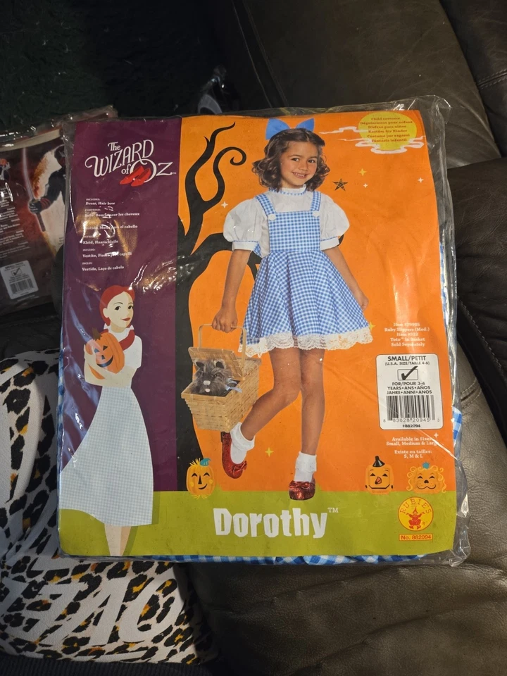 Disfraz Dorothy de Mago de Oz Deluxe para niña talla pequeña 4-6 Foto 3 de 4