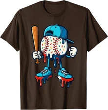 Cute Baseball Lifestyle 101 Apparel Baseball Drip Unisex T-Shirt