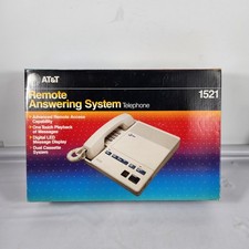 AT T Remote Answering System Telephone Model 1521 White - New In Open Box