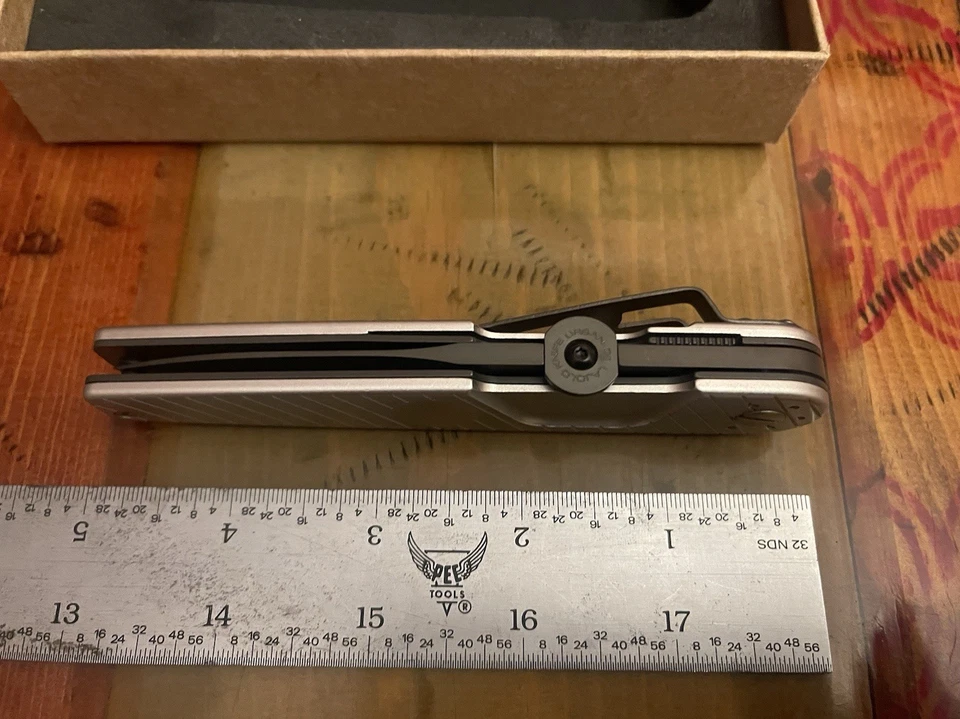 Faca dobrável Extrema Ratio LKU01 adaga N690 lâmina de aço cabo de alumínio - Imagem 3 de 4