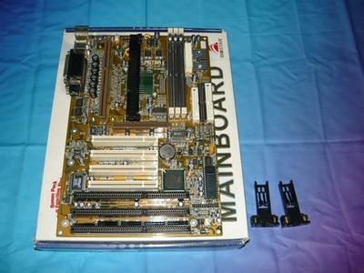 Vintage Biostar M6TBA Slot 1 Motherboard Pentium II Used Tested