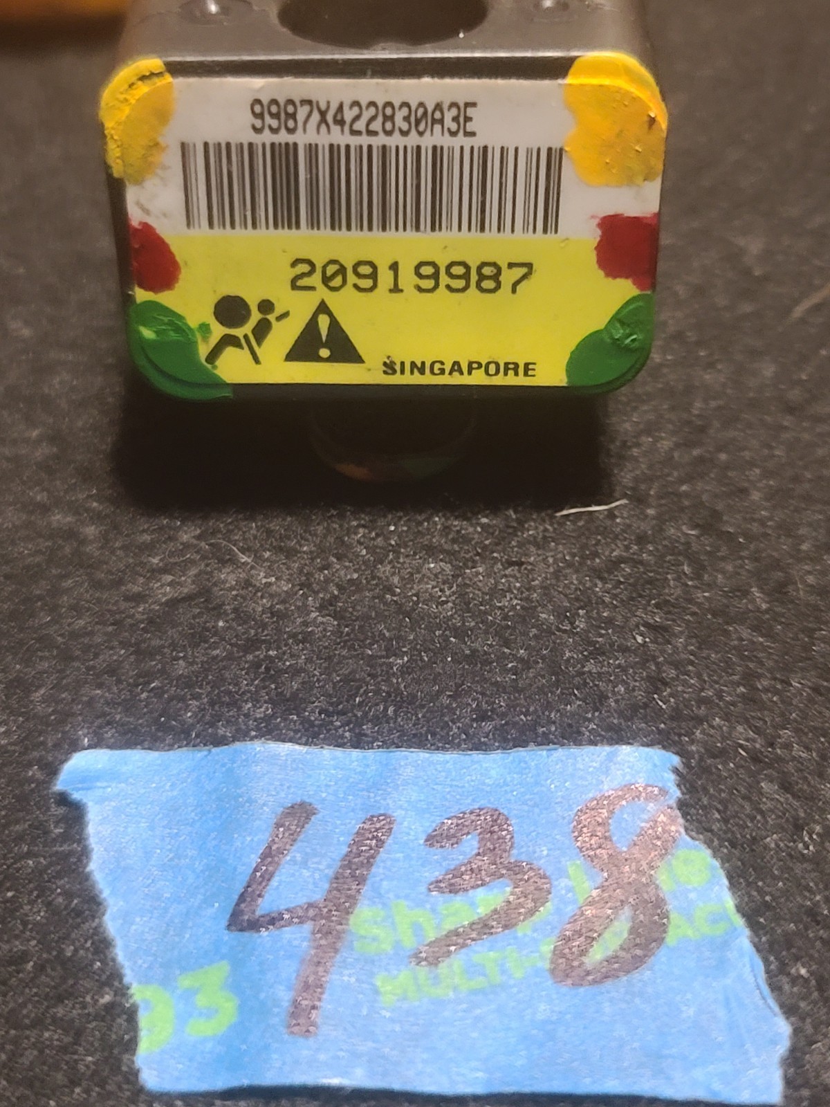 2011 Chrevrolet Express Van Gmc Safari front Sensor Gm 20919987 OEM