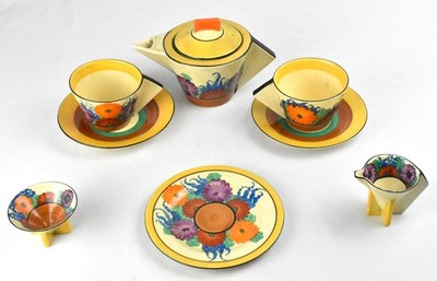 Clarice Cliff ''Gayday'' Tea for Two Set