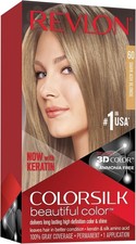 Image of Revlon Colorsilk Permanent Hair Colour Dye 60 Dark Ash Blonde