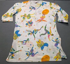 Gretchen Scott Designs Jester Circus Women's Tunic Top Dress Size Large Colorful
