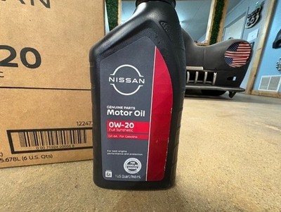 3) GENUINE OEM Nissan Synthetic 0W-20 Motor Oil (999PK-000W20N
