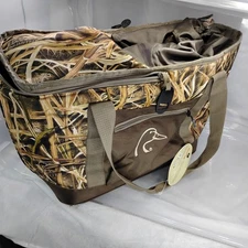 Ducks Unlimited Large Insulated Cooler Bag Plus Camo Outdoor Hunting Gear RARE! 