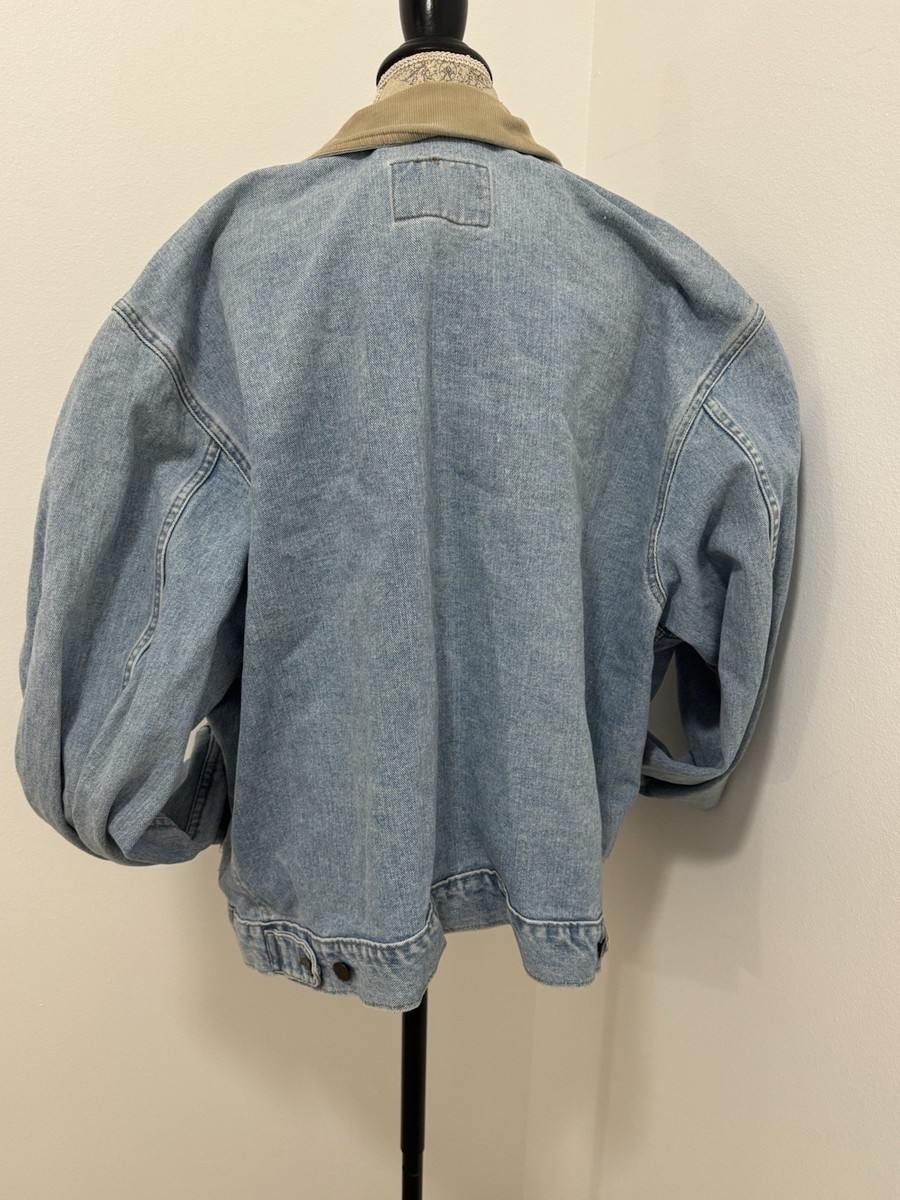 MARITHE FRANCOIS GIRBAUD Denim Jacket Indigo XL Preowned Vintage