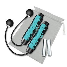 Weighted Cordless Jump Rope for Fitness Suitable for Different Ages and Blue