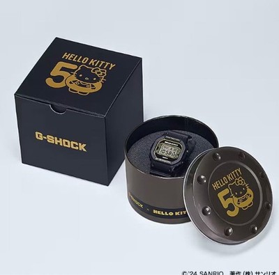 G-SHOCK Hello Kitty 50th Anniversary DW-5600KT24-1JR Black Sanrio