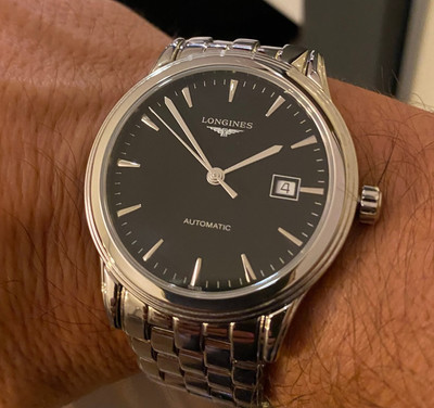 Tolle Longines Flagship Automatik Uhr L4.984.4.52.6