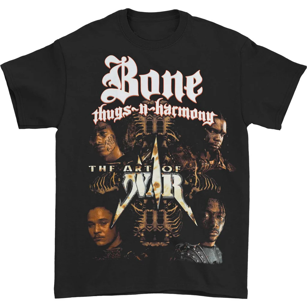 Rare The Art of War - Bone Thugs-N-Harmony Men S-4XL Cotton Black  T-Shirt LH064