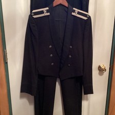 Vintage Shinbaums USAF Air Force Mess Dress Officer Black Uniform Men/women sz?