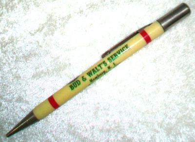 Vintage Sinclair HC Gasoline Bud Walts New Jersey Station Mechanical Lead Pencil