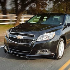 For 2013-2018 Chevrolet Malibu Painted Black Front Bumper Lip Spoiler Splitter