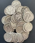 Mercury Dimes- Silver - Lot Of 36 - 1920 To 1945