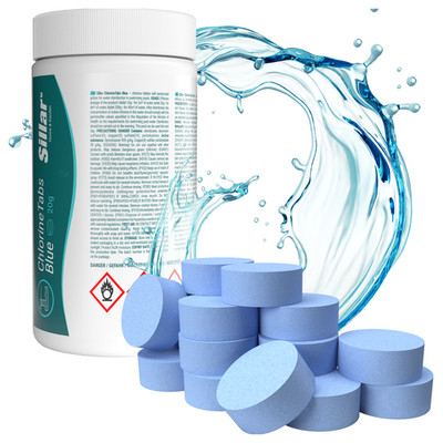Chlortabletten 1 kg Blau 20 g 11 in 1 Multifunktion Pool Wasserpflege Sillar