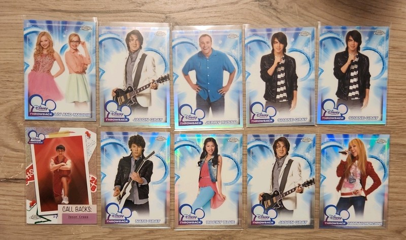 2026 Topps Chrome Disney Complete Disney Channel Throwback 10 card lot