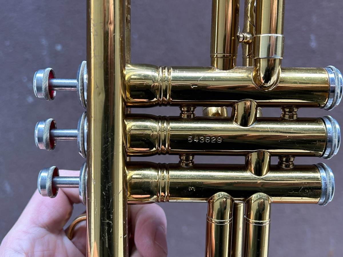 Vintage 1950s King Cleveland 600 Trumpet w/Case Musical Instrument