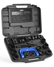 23PCS Ball Joint Removal Tool Kit Press U-Joint Sockets Adapters 2WD/4WD Cars