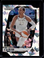 2024 Panini Prizm WNBA - A'ja Wilson #86 Ice Prizm