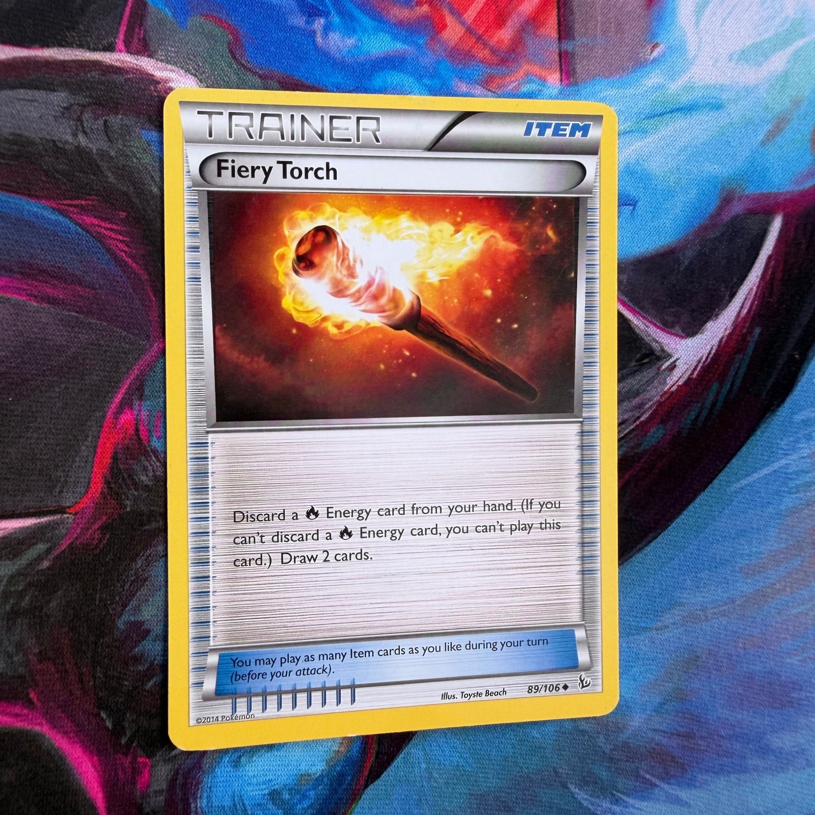 Fiery Torch 89/106 Uncommon Flashfire Pokemon Lightly Played