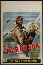 SOUND BARRIER 1952 David Lean Nigel Patrick TERENCE RATTIGAN BELGIAN POSTER