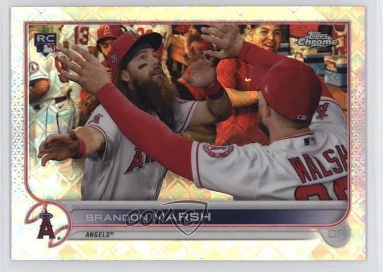 2022 Topps Chrome Logofractor Edition Image Variation SP Brandon Marsh #25 15mj