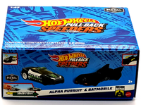 Hot Wheels Pull-Backs 2-Pack 1:43 Auto / Cars Alpha Pursuit & Batmobile
