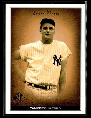 2002 SP Legendary Cuts #66 Roger Maris Card New York Yankees