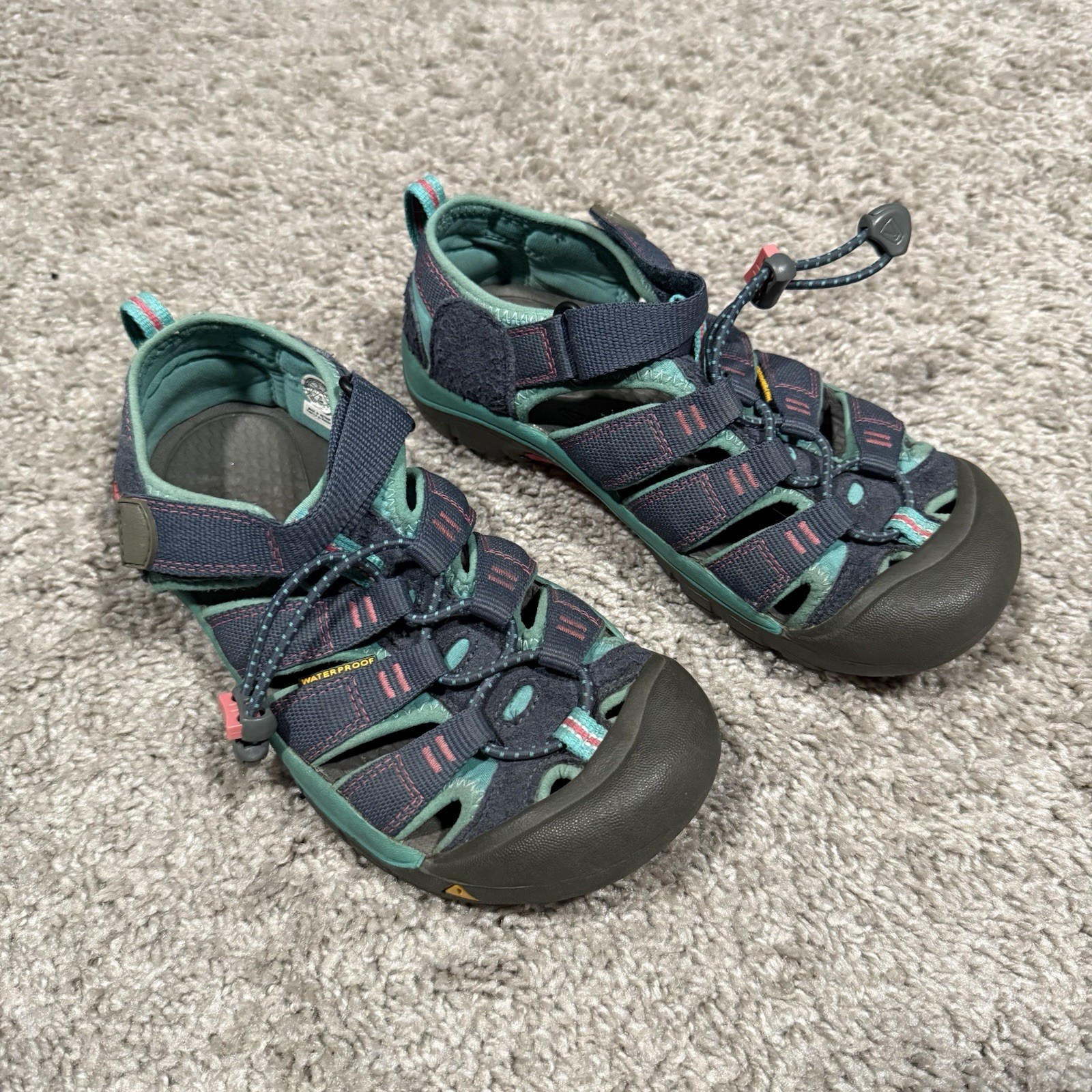 Keen Newport sandalo impermeabile da trekking per bambini taglia 3 blu viola cinghie regolabili