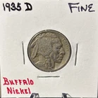 1935 (D) Buffalo / Indian Head Nickel - Nice Coin - Good Album Filler!