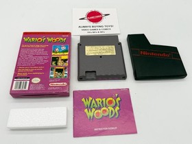 Wario&rsquo;s Woods Nintendo NES Complete CIB Video Game Works
