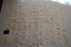 SEGA Saturn Game Spine OBI Card Lot of 150 Japan Rare Paper Collectible Set