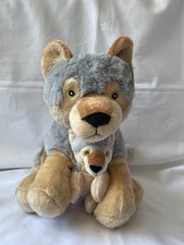Eco Birth of Life Wolf Plush Toy 9.5" Adventure Planet With Tag
