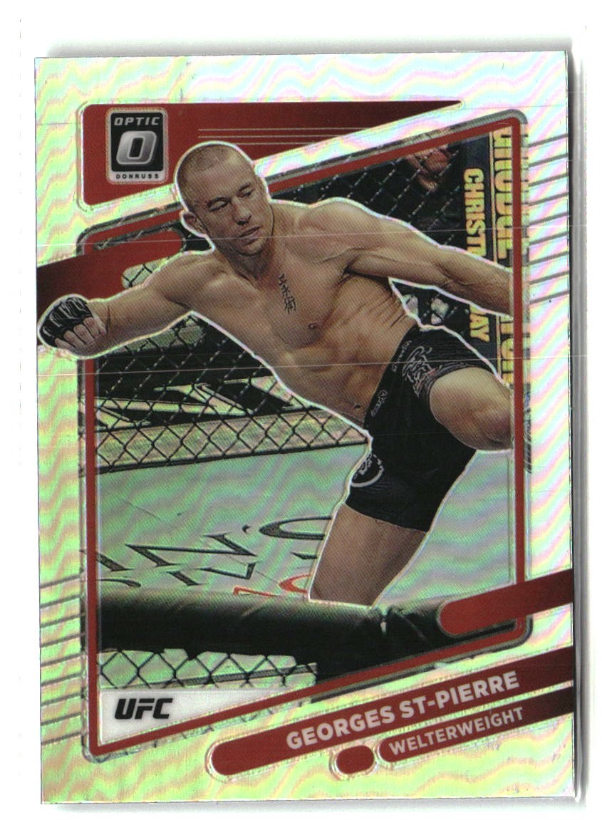 2022 Donruss Optic UFC #57 Georges St-Pierre Holo