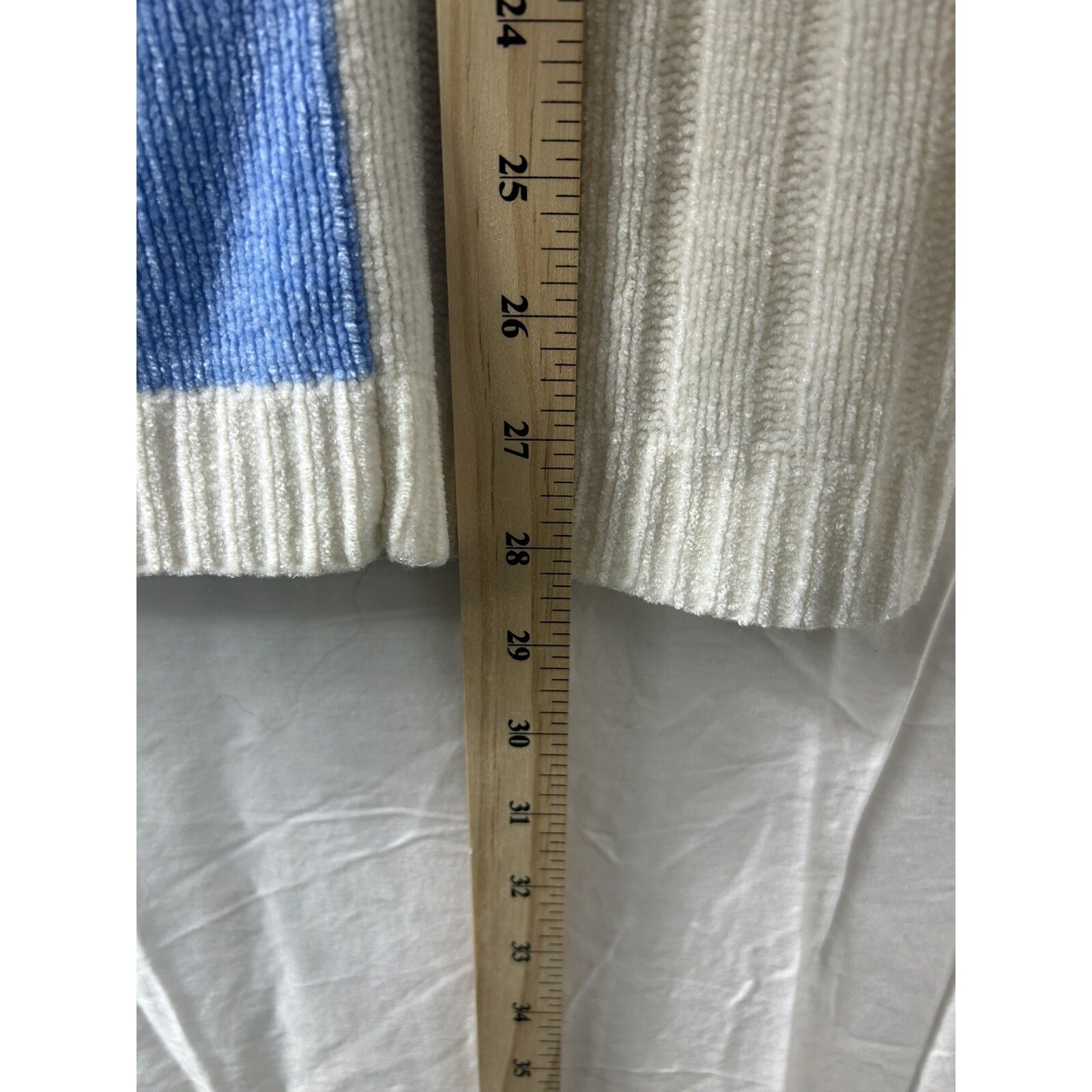 Classic Elements Patchwork Mock Neck Sweater Wome… - image 7