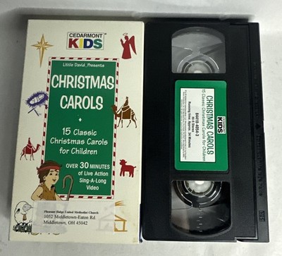 Cedarmont Kids-Christmas Carols(VHS,1998)TESTED-RARE VINTAGE