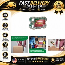 Duck HD Clear Extra Wide Packing Tape - 6 Rolls Heavy Duty Shipping Tape