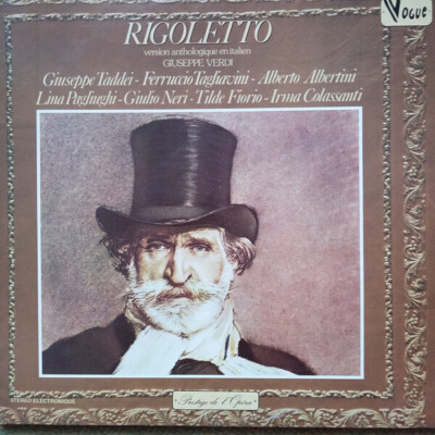 2xLP Verdi Rigoletto - Version Anthologique En Italien