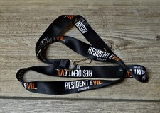 Resident Evil BIOHAZARD Promo Gaming Convention Lanyard ID Badge Key Holder
