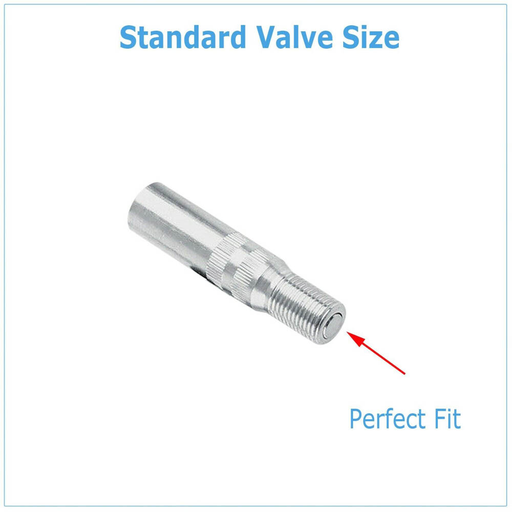 USA Metal Tire Wheel Valve Extension Extender Cap Stem For Car Truck 39mm 8Pcs