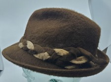 VTG Stetson Twenty Five Playboy Fedora Hat Brown 6 7/8  The Jones Store Rare Z19