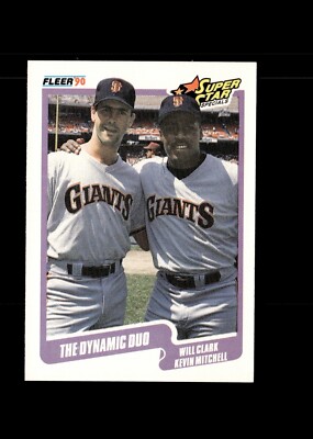 1990 Fleer - Super Star Specials #637 Will Clark, Kevin Mitchell