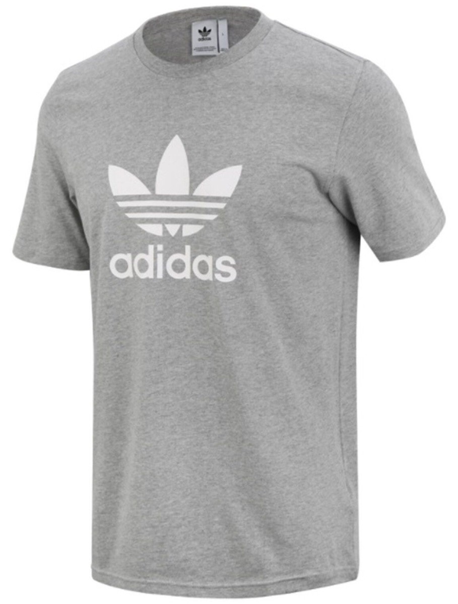【英国買付】adidas originals Trefoil Logo T-shirt Men's New Adidas Originals Trefoil Logo T-Shirt Top - Grey