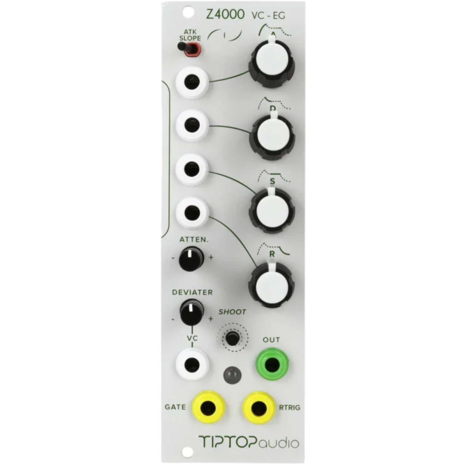 Модуль генератора огибающей с регулируемым напряжением Tiptop Audio Z4000 NS, белый